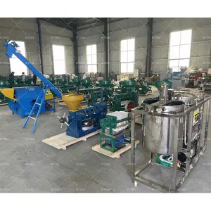 BTMA peanut oil press line coconut/soybean/mustard/ground nut refining machine plant sunflower oil mill complete oil press line