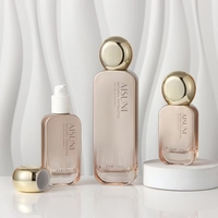 Nouvelle conception, flacon cosmétique en verre dégradé 30g 50g, luxe, écologique, recyclable, pour sérum, lotion, crème pour le visage, ensemble d'emballages