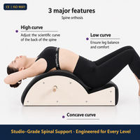 Formfit Maquina Pilates Reformer en bois d'érable pour la maison, Correcteur de colonne vertébrale