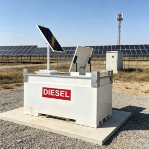 Tanque de Almacenamiento de Combustible Portátil Solar Cube de Acero al Carbono de 1000L-4000L con Bomba para Reabastecimiento de Vehículos UL142 - Product Image 2