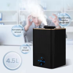 Aroma Humidifier With Humidistatic Function LED Touch Screen Night <b>Light</b> and <b>Timer</b> Setting for Office - Product Image 3