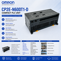Contrôleur PLC Gold Seller OMR CP2E-N60DT1-D pour contrôle industriel, programmation PLC, communication Modbus, multi-tension