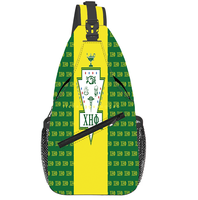 Sac de poitrine Sigma Gamma Rho avec motif imprimé sororité, sac de poitrine de haute qualité, sac à dos à bandoulière, sac à dos de voyage en plein air
