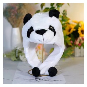 New Bán Động Vật Sang Trọng Bunny Hat Trẻ Em Túi Khí Di Chuyển Tai Khá Ấm Áp Ưa Thích Ăn Mặc Mũ Mùa Đông - Product Image 2
