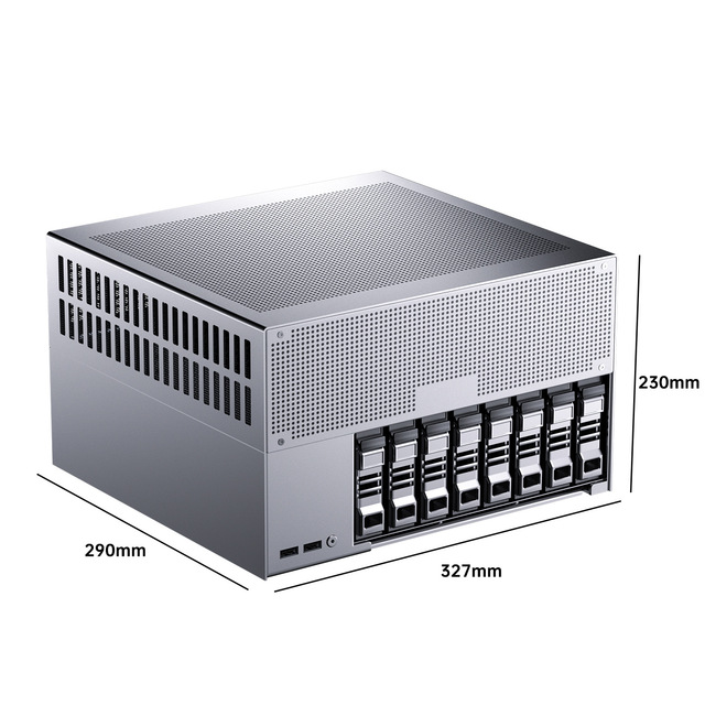Msecore Ultra 9 285H Mini PC Computer Host NAS Server 10 Gigabit Network Data Sharing Cloud Storage for Telecommuting