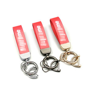 Porte-clés en cuir de marque de créateur en gros, porte-clés de marque automobile, porte-clés en métal, porte-clés à sublimation - Product Image 1