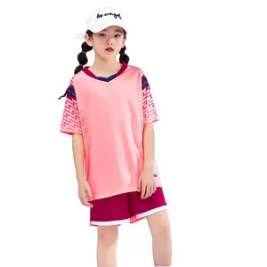AOPI camisa de futebol infantil cor roupa de futebol mão cheia camisa de futebol masculina equipe completa camisa de futebol personalizada