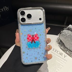 เคสโทรศัพท์กันกระแทกน่ารักลายผลไม้ดาวเพชรสำหรับสาวๆ รุ่นขายส่ง ป้องกันรอยขีดข่วน สำหรับ iPhone 17 16 15 14pro max xs xr mini plus - Product Image 4