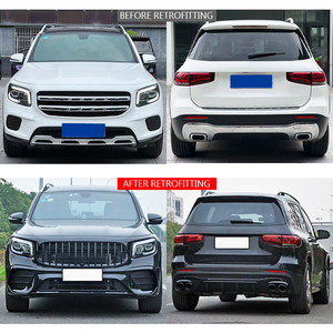 Kit de Carrocería para Modificación de Automóviles 2018, Parachoques Delantero y Trasero AMG35 Surround, Compatible con Benz GLB X247 - Product Image 2