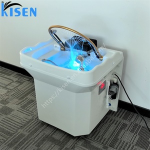 Bac à shampooing Kisen pour salon de coiffure, équipement complet, fonctions variées, déplacement pratique, utilisation polyvalente - Product Image 6