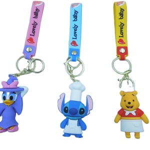 Llaveros de PVC personalizados de fábrica con 20 años de experiencia, llaveros de anime de silicona de caucho OEM con imagen de anime para promoción - Product Image 5