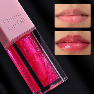 Plumper-aceite aromático para el cuidado <span class=keywords><strong>de</strong></span> los labios, tinte colorido transparente vegana, color rosa, aceite <span class=keywords><strong>de</strong></span> fruta personalizada, venta al por mayor, 21 Uds. - Product Image 5