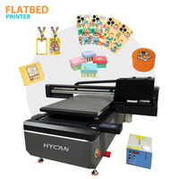 Precio al por mayor Impresora UV 6090 de 2 o 3 cabezales I3200 I1600 XP600 con placa Hoson 60*90cm para cuero, carcasas de teléfono, acrílico OEM ODM con 1 año de garantía