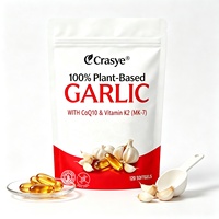 Complément de récupération sportive OEM/ODM : Gélules d'ail vieilli + CoQ10 avec Vitamine K2 MK-7 pour les athlètes de résistance et la récupération musculaire