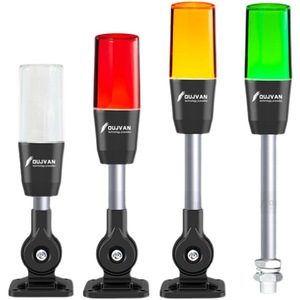 Oujie Lighting LED Tri-color Alarm Machine <b>Tool</b> Signal Warning Light CNC <b>Lathe</b> Tri-color Light - Product Image 2