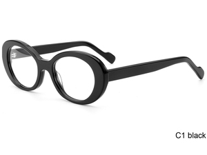 Gafas Ovaladas de Montura Ancha de Estilo Ligeramente Maduro con Líneas Suaves, Montura Vintage, Casuales y Adecuadas para el Traslado Diario - Product Image 2