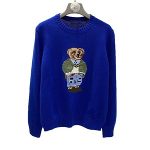 Maglione Invernale da <span class=keywords><strong>Donna</strong></span> RL Brand con Collo Tondo, Lavorazione a Maglia, Ricamo Natalizio con Orso e Pony, Stile Vintage - Product Image 2