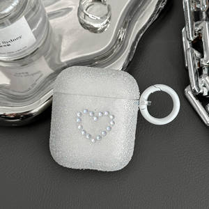 เคสหูฟังสำหรับ airpods 4พร้อมตะขอเกี่ยวสายเพชรสีลูกกวาดแวววาวสำหรับ airpopds Pro 2ND - Product Image 5