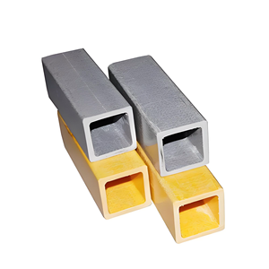 Tube carré en plastique composite FRP, canal en pultrusion FRP, tube en FRP - Product Image 6