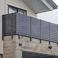 Panneaux décoratifs en aluminium à grain de bois, écologiques, pour portails de jardin DIY, vente chaude, durables, pour maison et ferme