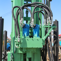Mikton MKDQZ-160 Perceuse pneumatique diesel, diamètre de forage 350 mm, profondeur max. 200 m, mobilité sur chenilles pour le forage d'eau