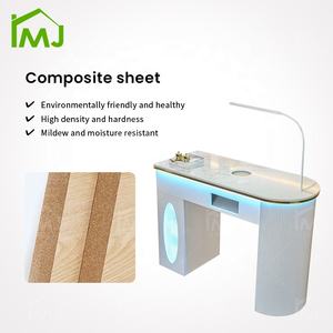 Mesa <span class=keywords><strong>de</strong></span> manicura individual <span class=keywords><strong>de</strong></span> madera profesional con almacenamiento <span class=keywords><strong>de</strong></span> salón personalizado para <span class=keywords><strong>uñas</strong></span> con colector <span class=keywords><strong>de</strong></span> polvo - Product Image 6