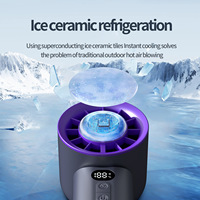 Hxtc88 affichage numérique haute éolienne Jet refroidissement par Air glace réfrigération circulation Mini ventilateurs publicitaires pliables en gros