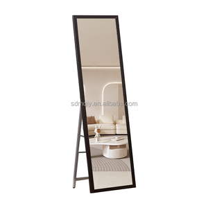 Staande Wandspiegel Over De Volledige Lengte-Verstelbare Kanteling, Slank Frame, Home Gym/Kast Kies Elke Maat En Kleur - Product Image 4