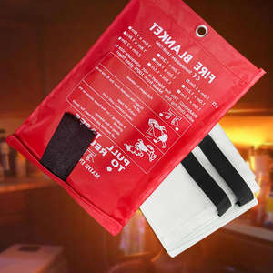 Mantas Ignífugas de Seguridad de Fibra de Vidrio de 1 m x 1 m, Aprobadas en el Reino Unido, para Emergencias en el Hogar y la Cocina - Product Image 1