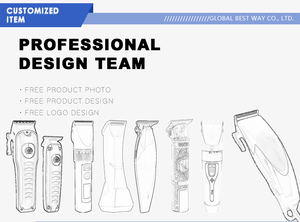 Professional Cordless Rechargeable Electric Smart Display Hair <strong>Trimmer</strong> Customized Logo USB for Home Hotel Use Factory Safety - Product Image 4