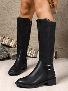 أحذية نسائية برقبة عالية (بوت) فوق الركبة - Product Image 2