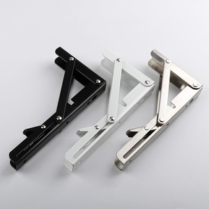 Jinnate Stainless Steel Triangular Wall Shelf Bracket JNT-20 Folding Support For Partition Modern Simple Design - Product Image 3