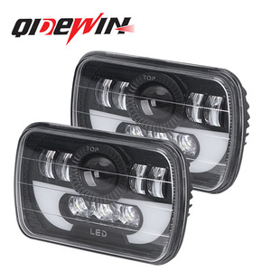 Faros LED Cuadrados Estilo Cuerno de Toro Qidewin de 7 Pulgadas, 30000 Lm, 12-24V, Modificación para Vehículos Todoterreno - Product Image 4