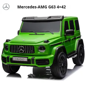 VIP Buddy Véhicule électrique tout-terrain unisexe <span class=keywords><strong>Mercedes</strong></span> AMG G63 <span class=keywords><strong>4x4</strong></span> Plastique durable Batterie au plomb-acide pour 2 personnes 3-8 ans - Product Image 1