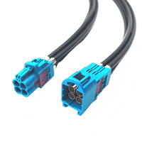 Cable Coaxial Mini Fakra 4 en 1 Código Z Universal de Alta Velocidad FAKRA Mini (HFM) Macho a Hembra Dacar 302 RG174LL