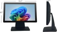 Écran tactile POS 17,3 pouces 1920 x 1080 FHD, 10 points tactiles HD VGA, écran étanche et anti-poussière, industriel