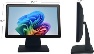 จอภาพ POS แบบสัมผัสขนาด 17.3 นิ้ว <span class=keywords><strong>1920</strong></span> X 1080 FHD, รองรับการสัมผัส 10 จุด HDMI VGA, หน้าจอกันน้ำกันฝุ่น, สำหรับอุตสาหกรรม - Product Image 5