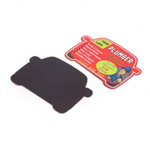 Pegatinas con Logotipo Personalizado, Imán de PVC para Refrigerador, Calcomanía para Puerta de Auto, Letrero Magnético de Marca - Product Image 3