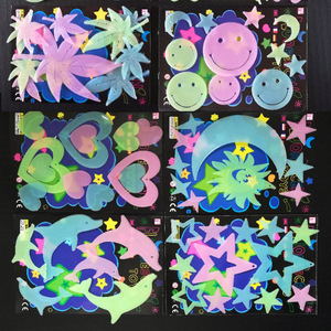 Autocollants muraux papillon qui brillent dans la nuit, autocollants fluorescents 3D pour la décoration de la maison, chambres d'enfants, design moderne en plastique - Product Image 4