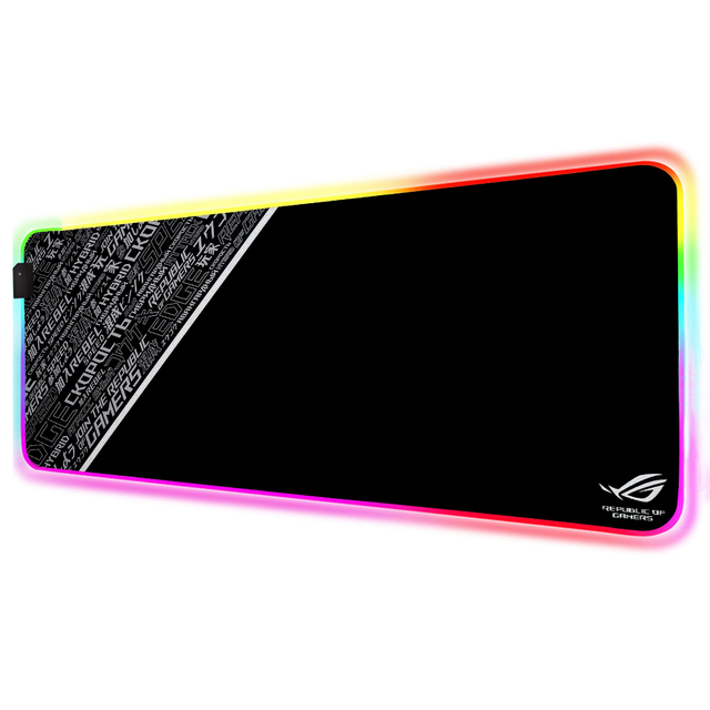 ZHENGYE Customizable RGB Gaming Mouse Pad LED Light 15W Wireless Charger Full Color Printing Rubber Polyester Stock