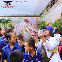 Costume de dinosaure jurassique adulte de marche Offre Spéciale pour le parc d'attractions