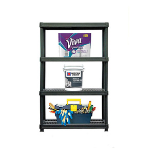 Étagères de stockage de feuilles de <span class=keywords><strong>bois</strong></span> sans boulons à 4 couches pour la maison Garage Entrepôt Capacité 18 \ "OD Stacking Racks Shelves - Product Image 2