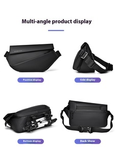 男性用大容量ナイロンチェストバッグファッショナブルな多機能防水クロスボディショルダー屋外通勤レジャー - Product Image 6