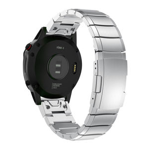 Pour <span class=keywords><strong>Garmin</strong></span> <span class=keywords><strong>Fenix</strong></span> 7X 7 7S 6 6S 6X Pro 5X 5 5 S <span class=keywords><strong>Plus</strong></span> Epix 2 <span class=keywords><strong>Bracelet</strong></span> en acier inoxydable 945 Quickfit 20/22/26mm <span class=keywords><strong>Bracelet</strong></span> de <span class=keywords><strong>montre</strong></span> en métal - Product Image 4