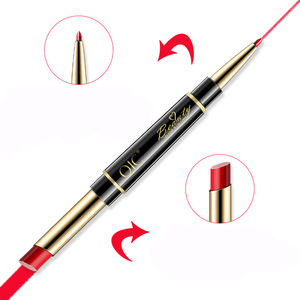 Matita per labbra con rossetto a doppia estremità impermeabile e non facile da dip the cup rotating hook line trucco per labbra - Product Image 3