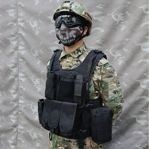 ダブルセーフプレートキャリア600Dポリエステル戦術モールセキュリティベストChaleco Tactico Gilet Tactique装甲Chaleco Antibalas - Product Image 4