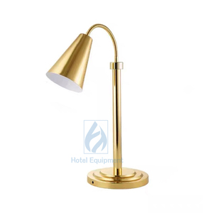 Lampada Riscaldante per Alimenti in Oro Rosa, Scaldavivande Elettrico Portatile con Lampada Riscaldante a 2 Teste Autoportante per Casa e Ristorante - Product Image 6