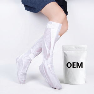 Maschera per <span class=keywords><strong>Piedi</strong></span> 55cm Vegana Cruelty-Free, Calzini Nutrienti, Kit Pedicure al Collagene per la Cura della Pelle dei <span class=keywords><strong>Piedi</strong></span>, Etichetta Privata, Vendita all'Ingrosso - Product Image 1