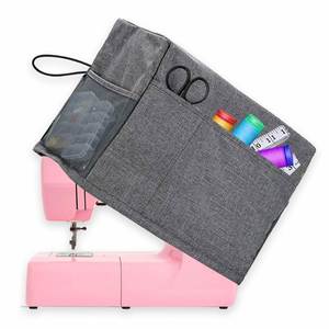 Funda Protectora para Máquina de Coser Resistente al Agua con Bolsillos, Plegable, 46x24x32cm - Product Image 1