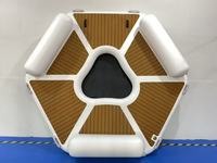 Passerelle gonflable en PVC de haute qualité pour bateau, quai de yacht, passerelle marine portable, plateforme flottante 3m-20m